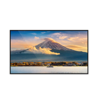 Écran d'affichage commercial MiniLED AIYOS 43-85 pouces à luminosité élevée avec gradation locale et support mural, avec système de gestion de contenu CMS