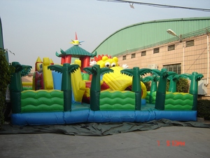 Aire de jeux gonflable pour enfants, portable, de haute qualité, personnalisée, pour l'extérieur - Product Image 2