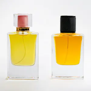 Individuelles logo-design parfüm leere flasche 50 ml luxus gute qualität parfüm-glasflasche parfümflasche
