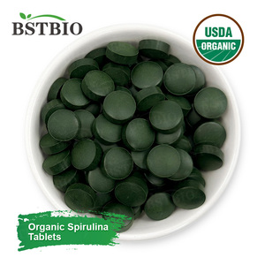 <span class=keywords><strong>Comprimés</strong></span> de <span class=keywords><strong>spiruline</strong></span> biologique de qualité alimentaire naturelle <span class=keywords><strong>en</strong></span> vrac BSTBIO OEM 250 mg 500 mg 1000 mg - Product Image 2