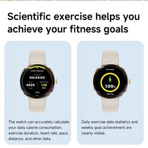 Jam Tangan Pintar T93 untuk Kesehatan, Kebugaran, Olahraga, Pengukur Oksigen Darah, Latihan Pernapasan, Tahan Air, Jam Tangan Pintar Fashion - Product Image 2