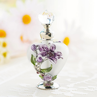 Botol Parfum Bunga Buatan Tangan, Botol Aroma Kristal Isi Ulang