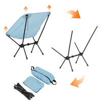Chaises d'extérieur portables avec logo personnalisé, tabouret de plage pliable et compact, chaise de camping ultralégère