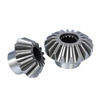 Engrenage conique hélicoïdal en acier de haute précision Jiucheng OEM avec profil de denture personnalisé, forgé et usiné CNC pour machines agricoles