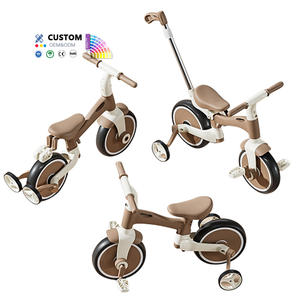 The Latest Design of Children's Multi-functional Tricycle <strong>with</strong> Push <strong>Handle</strong> 4-in-1 Pedal <strong>Kids</strong> Tricycle Balance Bike <strong>Trike</strong> - Product Image 4