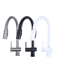 Offre Spéciale Chine Fournisseur retirer le robinet de cuisine à 3 voies avec robinet de cuisine d'eau potable à eau pure