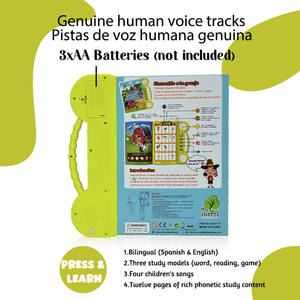 Bébé premières années à <span class=keywords><strong>la</strong></span> <span class=keywords><strong>ferme</strong></span> <span class=keywords><strong>livre</strong></span> Animal <span class=keywords><strong>ferme</strong></span> hindi tamoul lettres lecture de livres pour enseigner les lettres de l'alphabet - Product Image 4