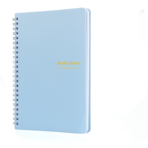 Không thấm nước <span class=keywords><strong>PP</strong></span> Bìa A5 cuộn dây máy tính xách tay dày bên trong trang kế hoạch bìa cứng Tạp Chí hàng tuần xoắn ốc máy tính xách tay văn phòng máy tính xách tay - Product Image 3