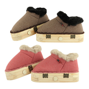 Chaussures de moxibustion pour usage domestique, bottes chauffantes portables pour les pieds, boîte de thérapie par moxibustion en bois massif, adaptées pour - Product Image 3