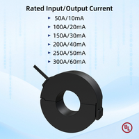 Transformador de Corriente de Núcleo Dividido Industrial, Clase 0.5, 24 mm, 50A~300A, para Medición Inteligente, Monitoreo de Energía, Retrofit Solar