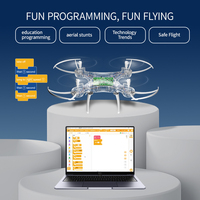 DWI Dowellin STEM Education DIY RC Drone Kit Programmable Télécommande Jouet pour Enfants Comprend des Batteries