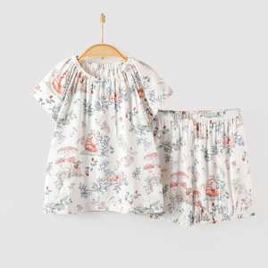 Personalizado 95% bambú 5% Spandex niños ropa Conjuntos Bebé niños 2 uds conjunto de manga larga costilla ropa de dormir niños pijamas traje de dormir - Product Image 6