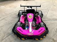 Go-Kart Eléctrico de Carreras, con Potente Motor y Chasis Resistente para Parques de Diversiones