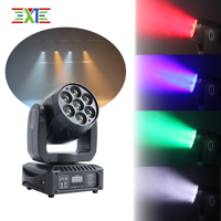 Projecteur LED Zoom XJ 7*20W RGBW DMX512 pour Éclairage Scénique KTV/Bar/Concerts – Design Compact & Prix de Gros