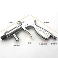 Pistolet de soufflage d'aliments à sable, livraison gratuite, pistolet à Air, Siphon, buse en céramique, outils électriques, Spray aérographe