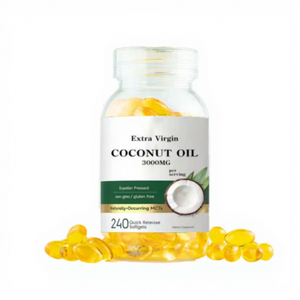 Ausreson Kokosolie <span class=keywords><strong>Softgel</strong></span> Biologische Veganistische Voedingssupplementen Voor Maagdelijke Kokosolie Private Label Kokosolie <span class=keywords><strong>Softgel</strong></span> - Product Image 1