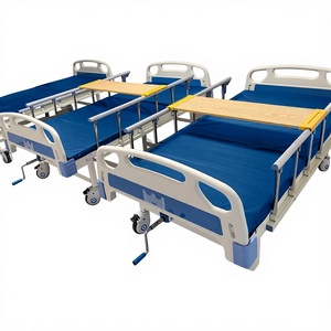 Cama de <span class=keywords><strong>Hospital</strong></span> Multifuncional para Pacientes, Cama Médica con Elevación Manual para Pacientes Paralizados, Residencias y Hogares - Product Image 1