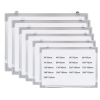 Tableau blanc magnétique épaissi de 20x30cm pour la formation au bureau et à la maison et les autocollants muraux de tableau noir pour enfants