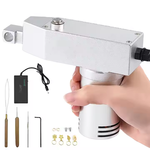 Machine à Dreads <span class=keywords><strong>Électrique</strong></span> Nouvelle Génération Améliorée, Machine à Tresses Portable pour Cheveux Humains, Outil de Tressage au <span class=keywords><strong>Crochet</strong></span> pour Dreadlocks - Product Image 1