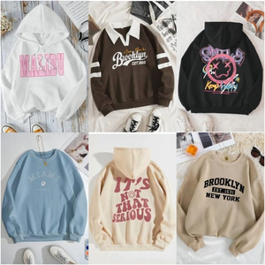 Sweat à Capuche Uni pour Homme, Style Jogging Épais, Vêtement en Stock, Impression Personnalisée, Broderie, Coupe Ample - Product Image 4