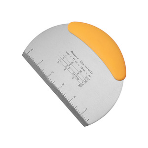 Stainless Steel Dough Cutter Half Circle With Scale Baking Pastry Tool Kitchen Dough Scraper - Product Image 4