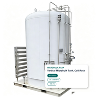 Réservoir de stockage cryogénique sur châssis de 7500 L reconditionné, cuve sous pression à double paroi, certifié ASME, garantie 1 an