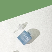 Özel Lüks 20ml 30ml 50ml 100ml Cam Şişe Şeffaf Damlalıklı Buzlu Silindir Kozmetikler Yüz Saç Serumu Esansiyel Yağ için