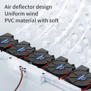 Coussin de siège de voiture respirant en maille avec ventilateur Anjuny à contrôle de température intelligent pour Tesla Audi A3 24V/12V/5V, ventilation et refroidissement - Product Image 3