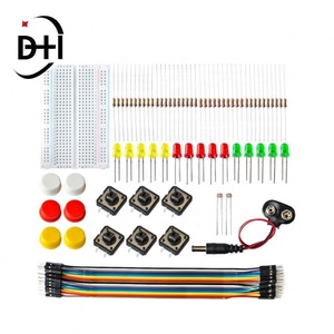 Kit de démarrage pour UNO R3 Mini, breadboard, LED, fils de liaison, bouton pour Arduino, kit DIY, éducation scolaire, laboratoire - Product Image 4