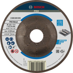 Per BOSCH 115X2.5mm disco da taglio in metallo per smerigliatrici strumento 2608600005 taglio e formatura - Product Image 1