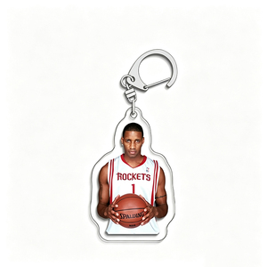 Porte-clés en acrylique personnalisé pour star de basket-ball, double face, pendentif artisanal pour joueurs de la <span class=keywords><strong>NBA</strong></span> - Product Image 4