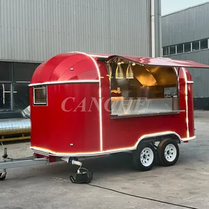 Camion de restauration mobile de style européen pour l'extérieur, idéal pour les hot-dogs, les frites et les traiteurs, à vendre - Product Image 1