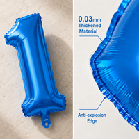 Helio inflable de Metal y oro, globo de aluminio para cumpleaños, 12, 32, 34, 36, 16, 20, 30, 36 pulgadas
