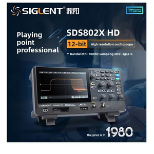 ออสซิลโลสโคป SDS804X HD/824 ซีรีส์ 2/4 ช่องสัญญาณ ความละเอียด 12 บิต 220V สำหรับใช้ในห้องปฏิบัติการและอุตสาหกรรม - Product Image 2