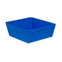 Emballage rectangulaire bleu, flexible, durable, personnalisable, écologique, pour l'alimentation, l'agriculture, les expositions, recyclable