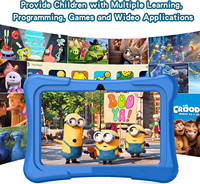 Tablet Anak 7 Inch Laris Manis 8GB 256GB Android, Tablet PC Edukasi untuk Anak Usia 3-10 Tahun