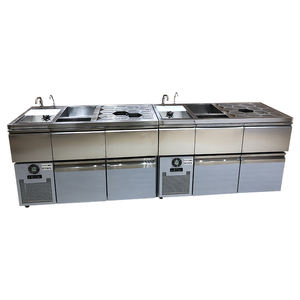 Bar à cocktails mobile pour camion, pour mariages, avec stockage de glace, en acier inoxydable - Product Image 1