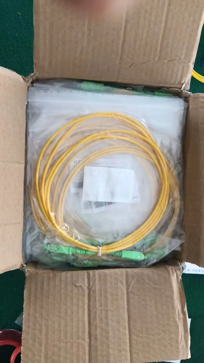 High quality single mode SC/UPC-SC/APC Optical Fiber Patch Cord 0.9 mm 3.0 mm Simplex Fiber Optic Patch Cord