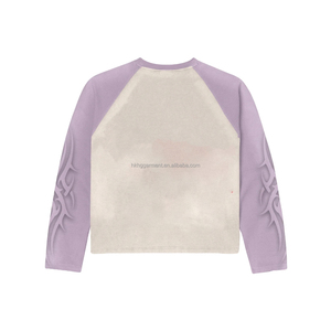 Custom High Quality Graphic T-<b>shirt</b> Men's Thermals Longsleeve <b>Shirt</b> Cotton DTG Printed <b>Waffle</b> Long Sleeve <b>Shirt</b> - Product Image 4