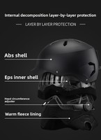 Casque de ski professionnel homologué CE 2026, nouveau modèle, chaud, pour adulte, unisexe, réglable, pour activités de plein air