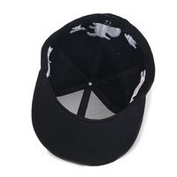 Casquette de baseball ajustée à 6 panneaux de haute qualité, personnalisée en gros, style Hip Hop Snapback, avec broderie 3D en relief et lettres pour hommes