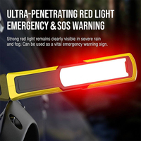 OEM Dimmbare COB Arbeitsleuchte 800LM Wiederaufladbar 6000mAh Typ-C Magnetischer Aufhängehaken LED Inspektionslampe für Garage