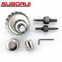 SUBORUI Lot de 9 forets diamantés brasés multi-dents de 25-73 mm pour verre, carrelage, marbre et céramique