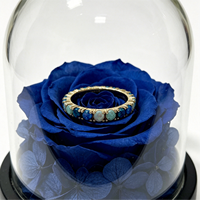Bague en opale, argent sterling 925, opale ronde bleu-vert dégradé, alliance éternité, empilable, hypoallergénique, pour un usage quotidien, pour femmes