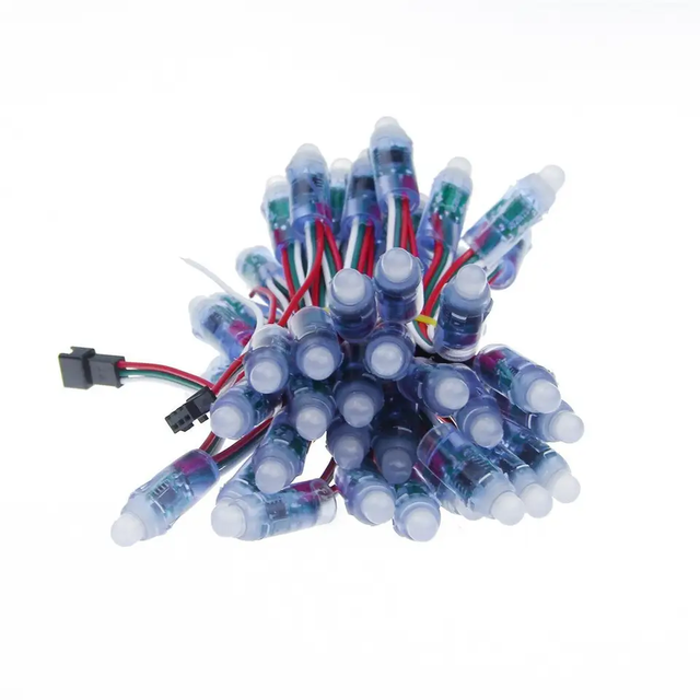 Led Pixel String Light RGB full color programmable DC5V Wholesale LED Modul ws2811 12mm waterproof Smart Pixel Christmas Lights