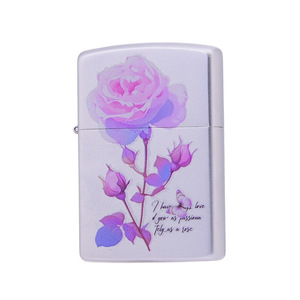 Briquet à kérosène coupe-vent ZORRO Z91929 en laiton « <span class=keywords><strong>Rose</strong></span> Whispering » de style ethnique - Product Image 1