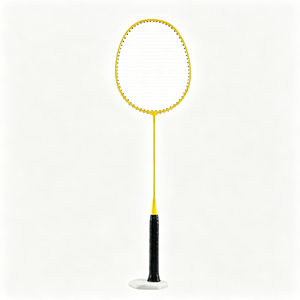 Raquette de badminton en carbone multicouche 3U 85g, puissance extra-élevée, cadre large, poignée adhérente à haute friction, compétition professionnelle - Product Image 1