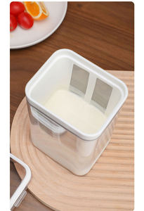 เครื่องมือครัวสแตนเลส Syh217 สำหรับทำชีส โยเกิร์ต กระชอนกรอง แยกกากนม พร้อมภาชนะ - Product Image 6