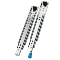 Glissière de tiroir à roulement à billes en acier robuste de 53 mm avec capacité de charge de 120 kg pour cuisine et salon