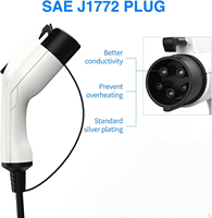 Prise de charge 16A 32A 40A SAE J1772 EV Type 1 Connecteur EV J1772 Câble de poignée de charge